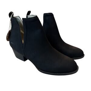 JBU by Jambu Women's PARKER Black Ankle Bootie Vegan Memory Foam Size 7.5